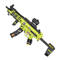 2170 MP5 Toy Gun Model Building Block Set Creative Plastic Simulation Assembly Brick Game