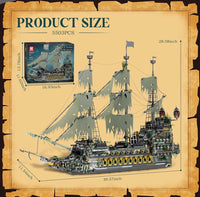 REOBRIX pirates ship flying dutchman #66037 (5503+pcs)