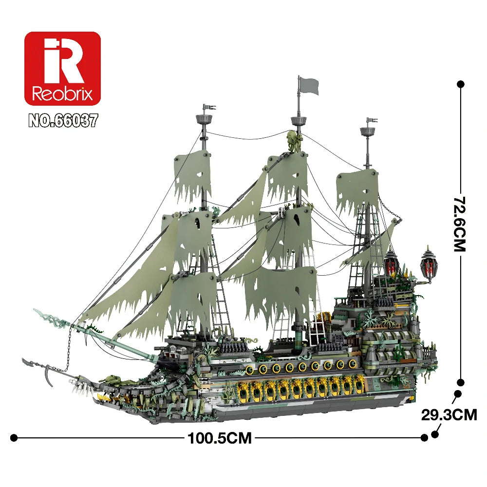 REOBRIX pirates ship flying dutchman #66037 (5503+pcs)