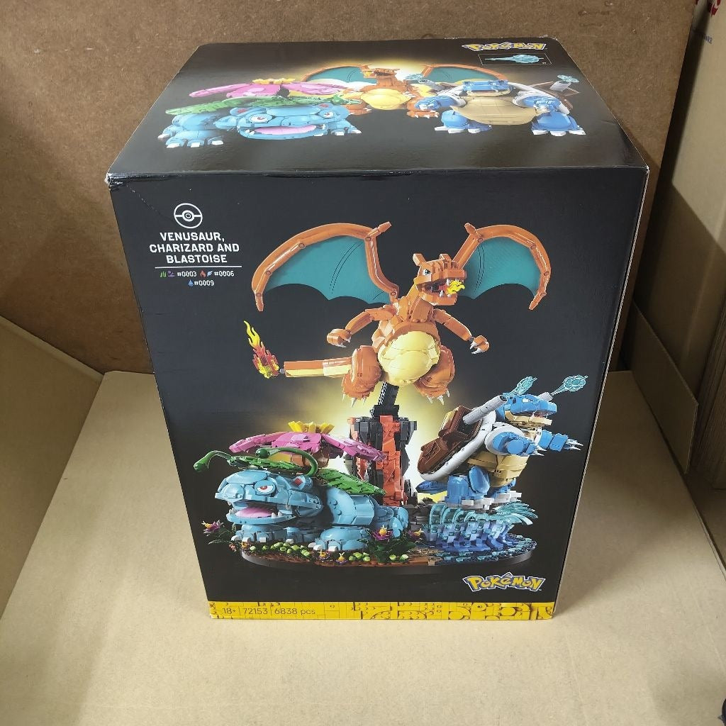 Venusaur, Charizard and Blastoise #72153 (6838+ pcs)
