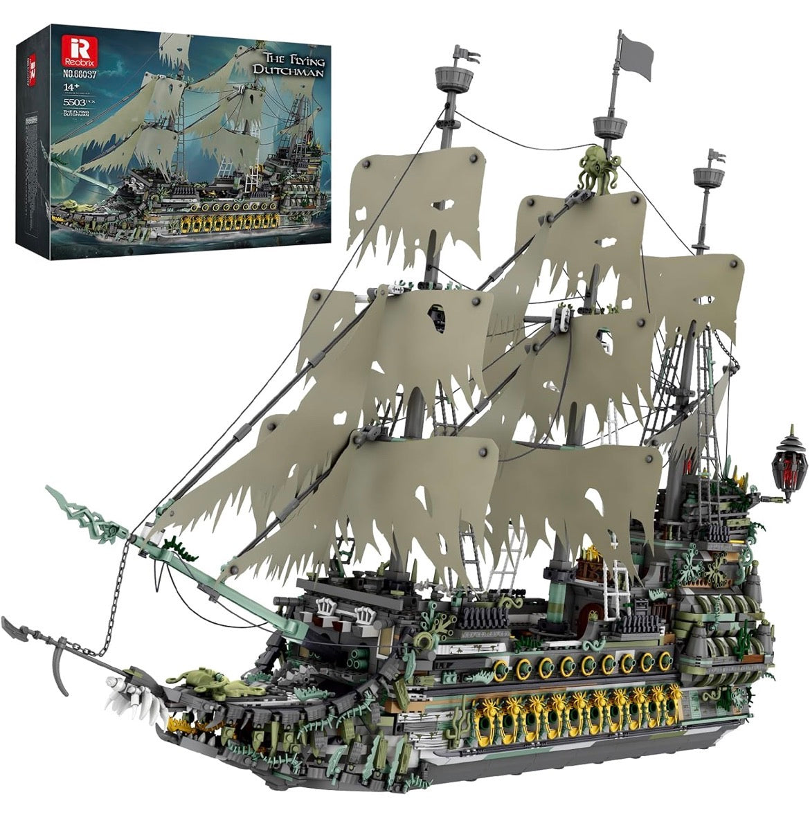 REOBRIX pirates ship flying dutchman #66037 (5503+pcs)