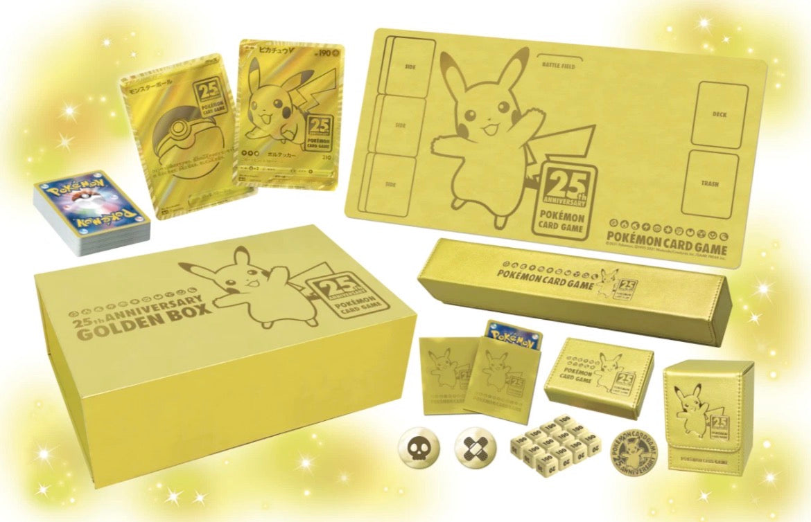 Pokemon Card 25th Anniversary
Golden Box Celebration Limited Sealed