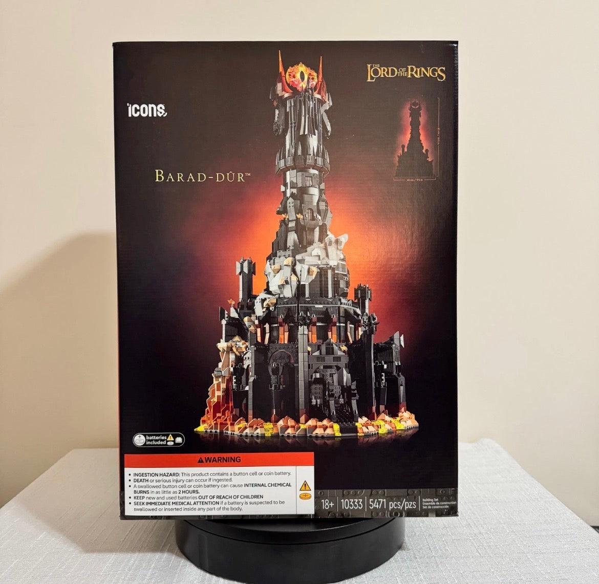 The Lord of the Rings: Barad-dûr 10333 (5471+pcs)