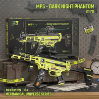 2170 MP5 Toy Gun Model Building Block Set Creative Plastic Simulation Assembly Brick Game