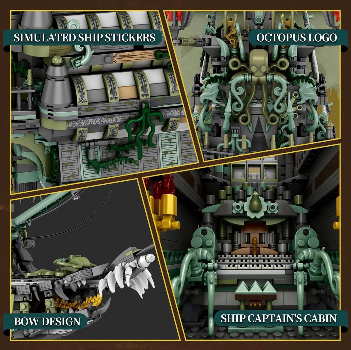 REOBRIX pirates ship flying dutchman #66037 (5503+pcs)